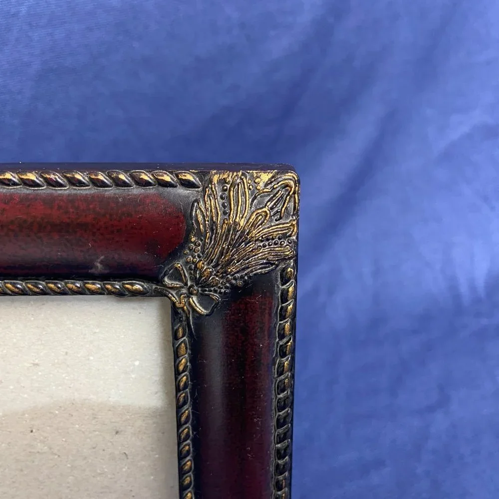 Vintage Wooden Picture Frame Two photos
